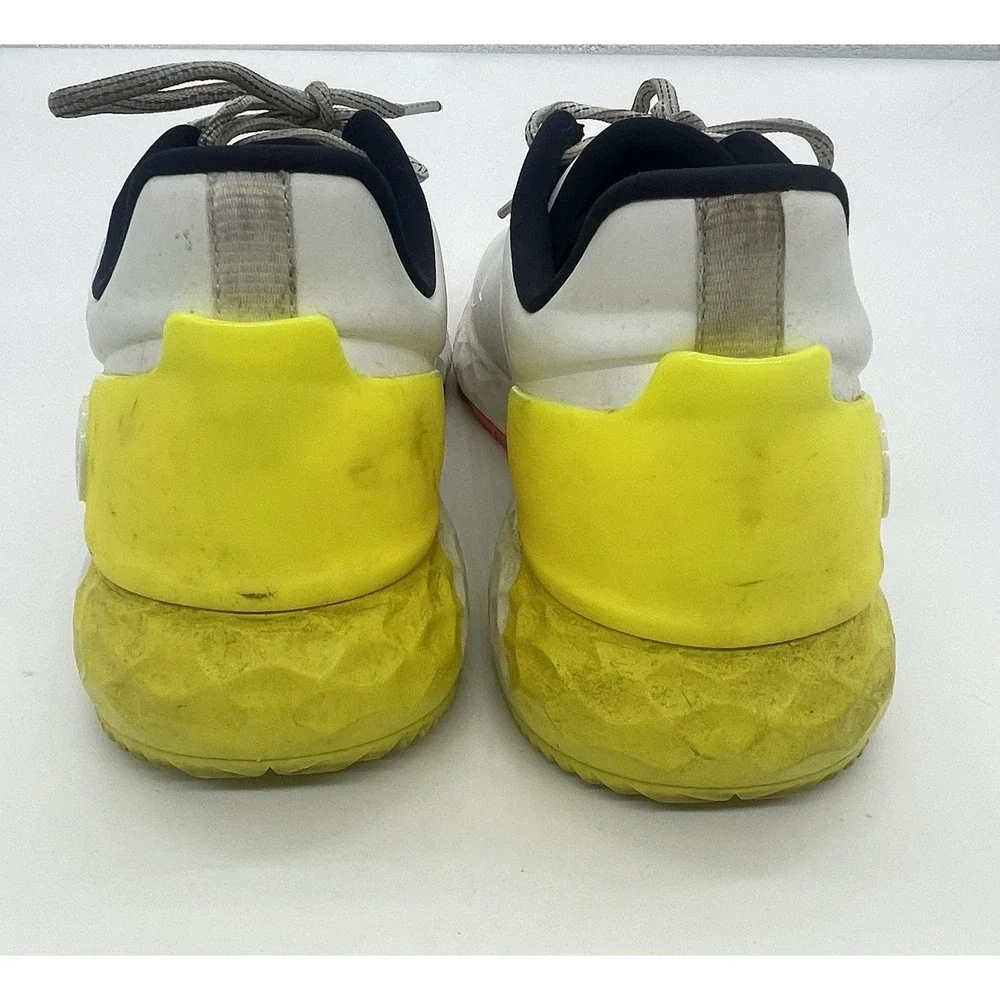 G/FORE MG4 Color Block Golf Shoes Men GMF000017 SNO WHITE/YELLOW Sz 10